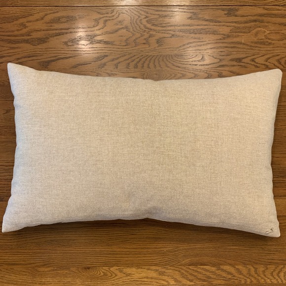 Pottery Barn Crewel Embroider Pillow & Feather Insert Crow Raven Fall Halloween - Picture 2 of 12